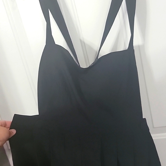 NWOT Modcloth Overalls Pleated Dress - Size 2x - Picture 3 of 6